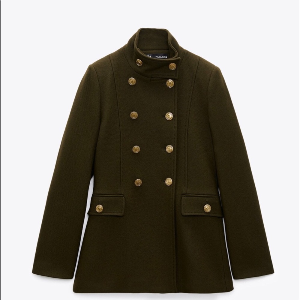 Zara wool blend coat